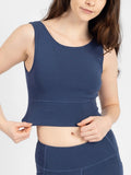 Blueberry Bliss Reversible Crop Tank
