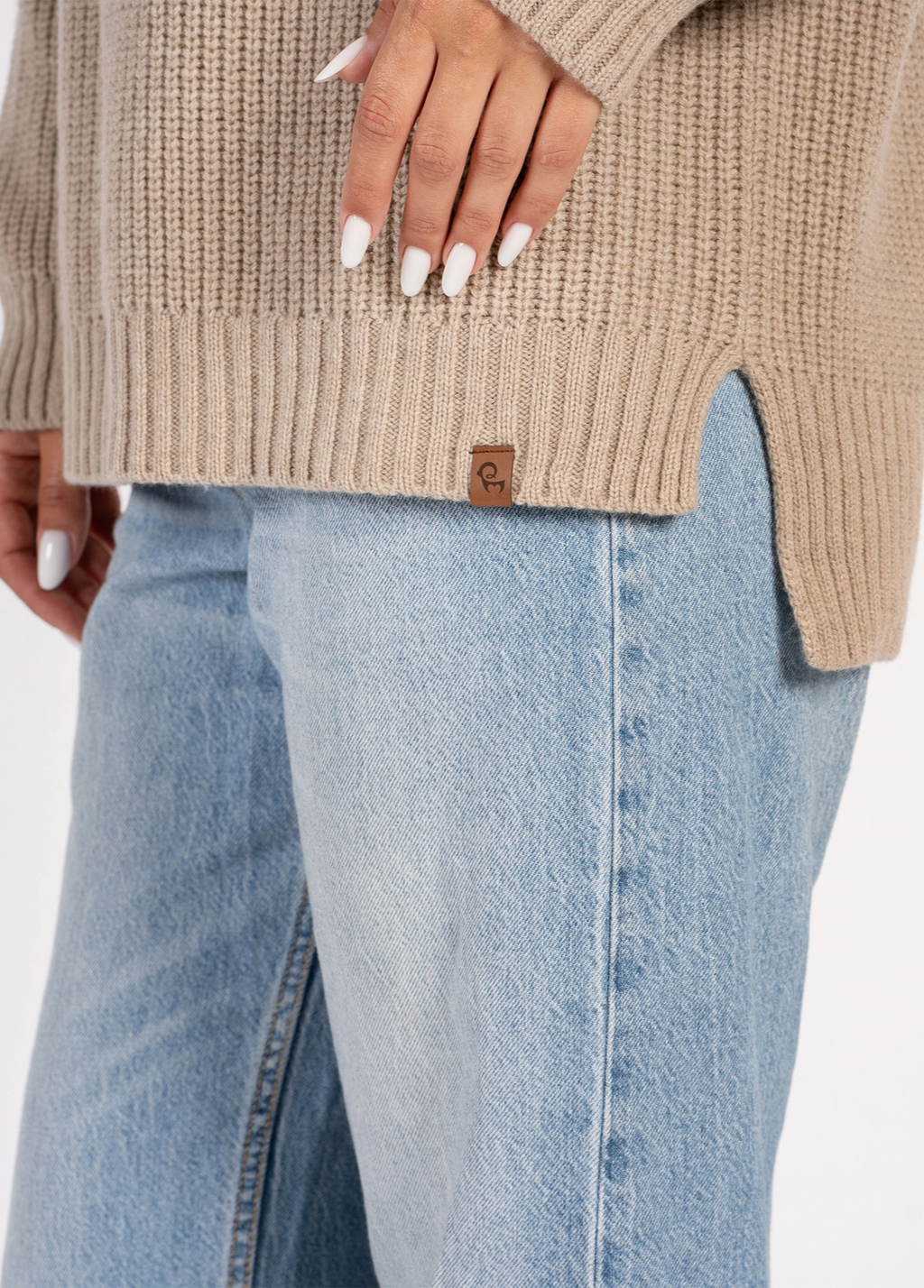 Noa Relaxed Cashmere & Merino Wool Sweater