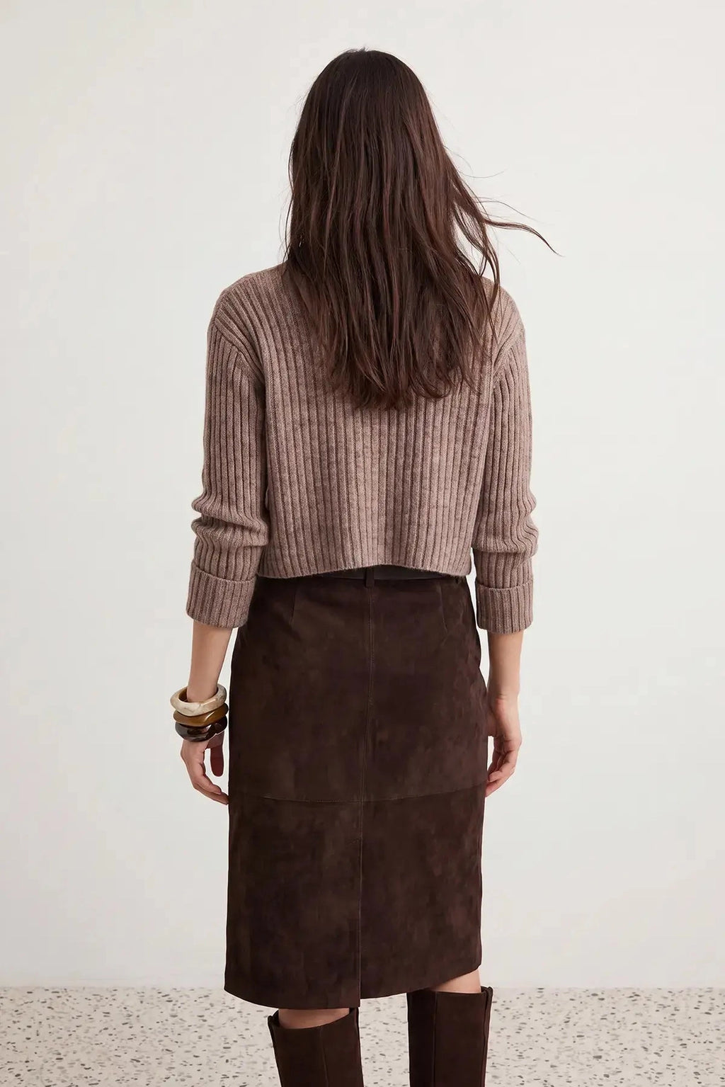Cashmere Cropped Cardigan