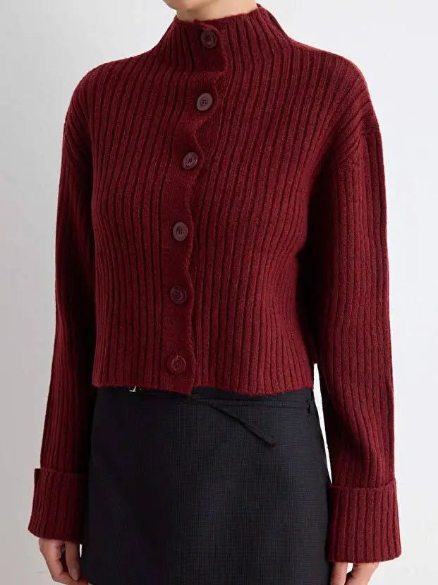 Cashmere Cropped Cardigan