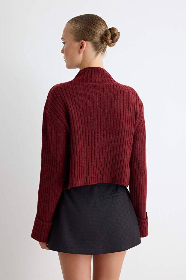 Cashmere Cropped Cardigan